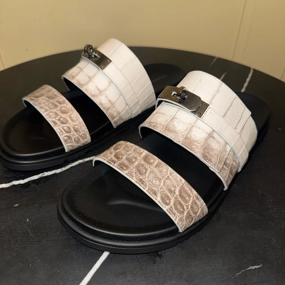 Hermes 2025 Jackson’s in Himalaya on Ruthenium Hardware (Size 46) - Picture 8 of 11